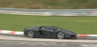 Lamborghini Jota takes to the track.