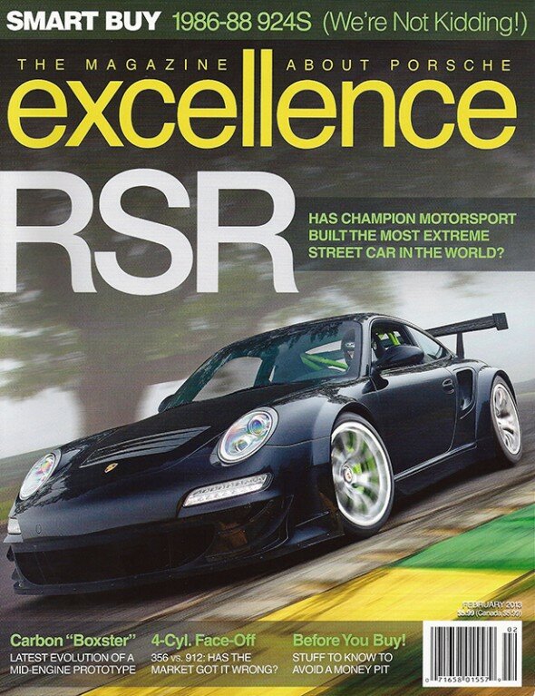 Excellence Magazine Champion Motorsport Turbo RSR