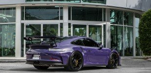 Ultraviolet Porsche GT3RS Exhaust Installation