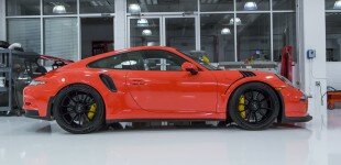 Porsche GT3RS Lava Orange Tubi Style / Sharkwerks Exhaust Install 